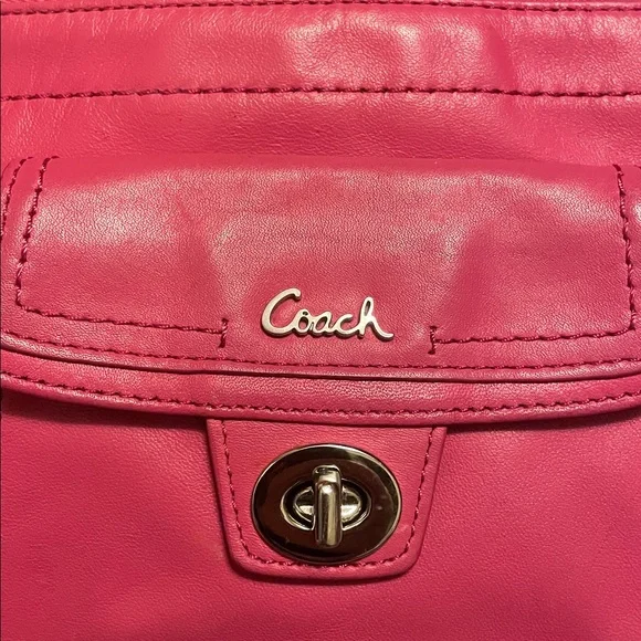Coach Campbell Pink Leather Crossbody Bag - Picture 3 of 13